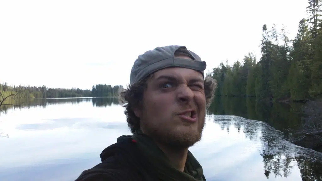Boundary Waters Selfie - Evan Hardy