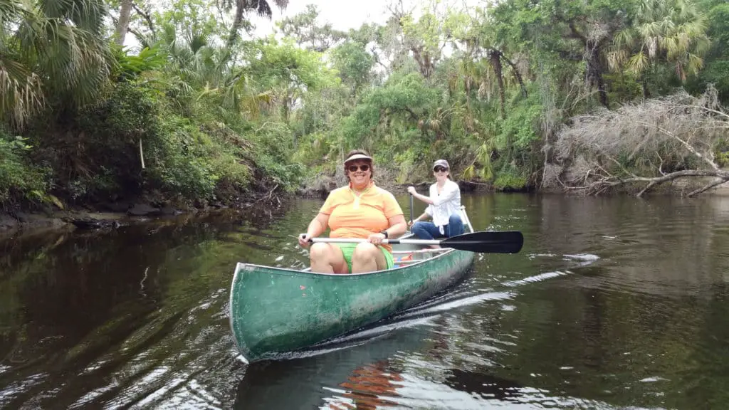 Mon And Nora Canoeing In Florida