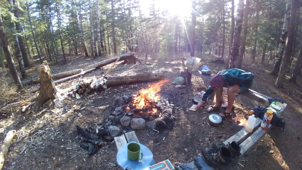 Superior Hiking Trail Camp Fire