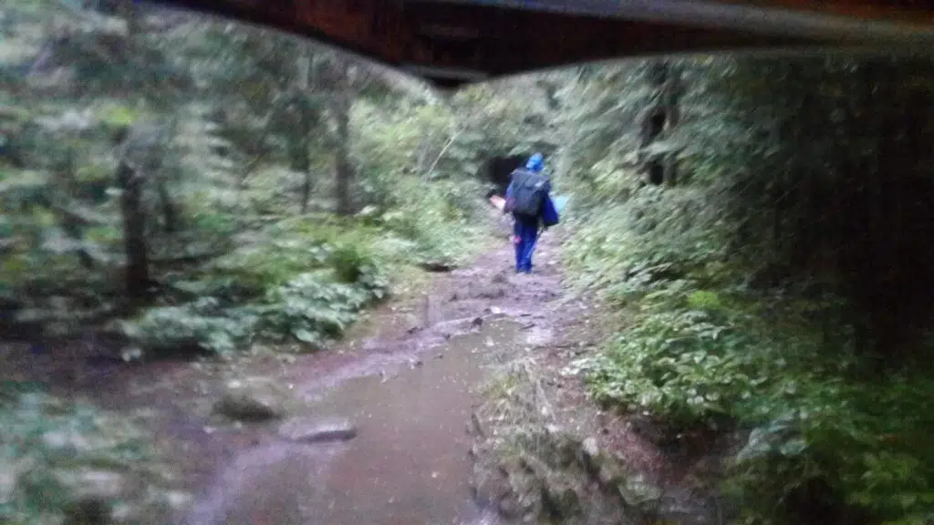 Portage In The Rain - Outdoor Guide