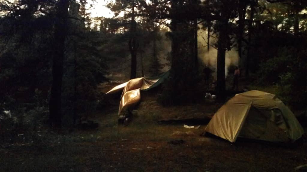 Post Storm Glow In Camp Bwca -  Boundary Waters Camping