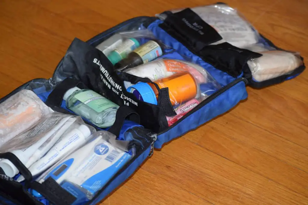 Wilderness First Aid Kit Open