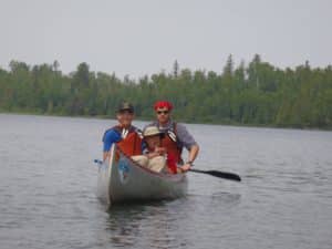 Paddling with Scouts