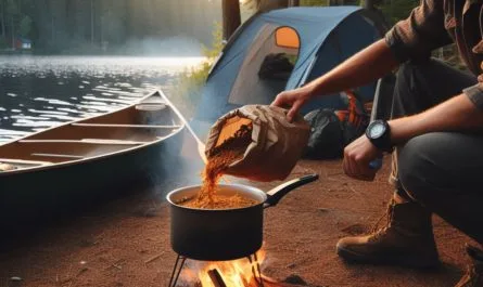 Assorted Dehydrated Camping Meals Showcasing Fruits, Vegetables, And Meats.