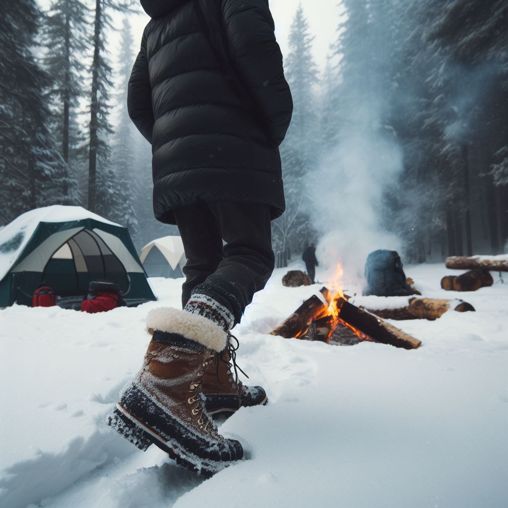 Winter Camping At Its Best.