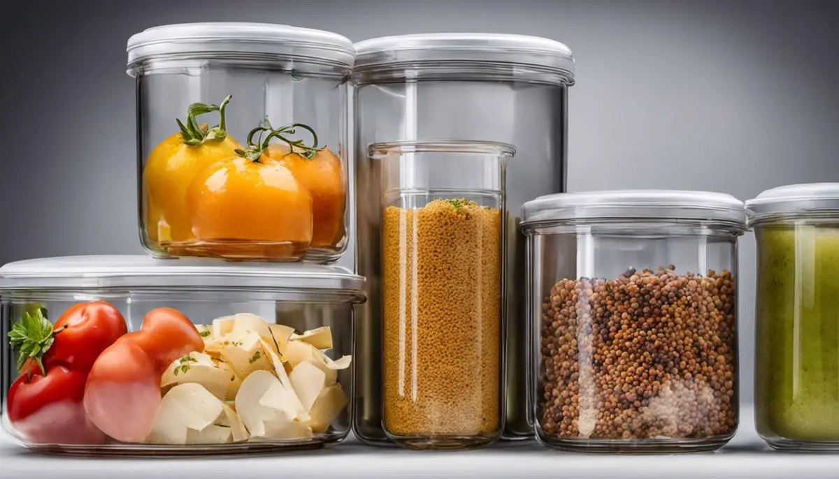 Image Depicting Different Types Of Food Containers.