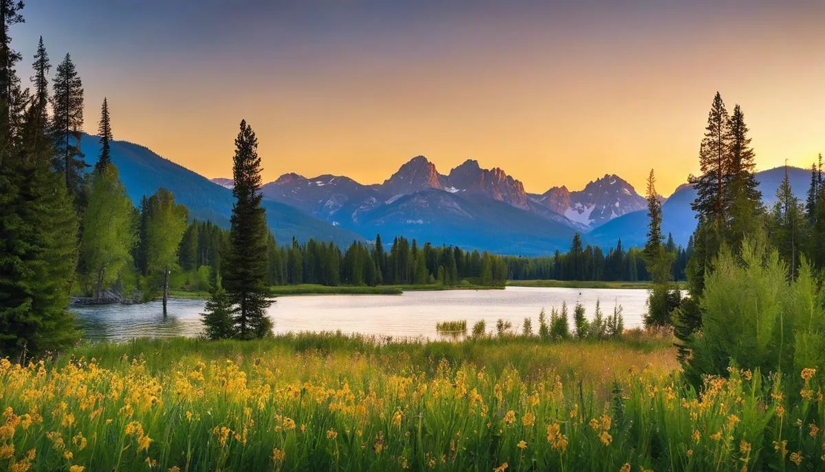 Natural Beauties Flathead National Forest